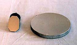 Главное и диагональное зеркала 150-мм телескопа