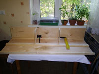 Заготовки трубы из фанеры и деревянных реек