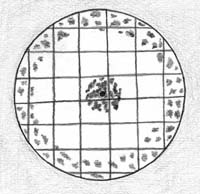 Схема подрезки полировальника
