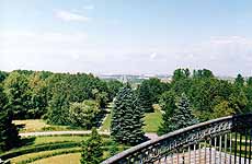 Вид с террасы центральной башни