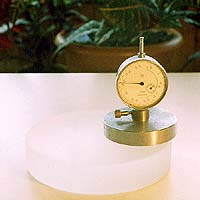 Измерение кривизны средней зоны зеркала