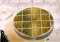 Шлифовальник с прорезанными канавками.