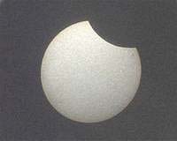 Фотография солнечного затмения 31.05.03