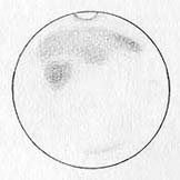 Зарисовка Марса 10 сентября 2003 года